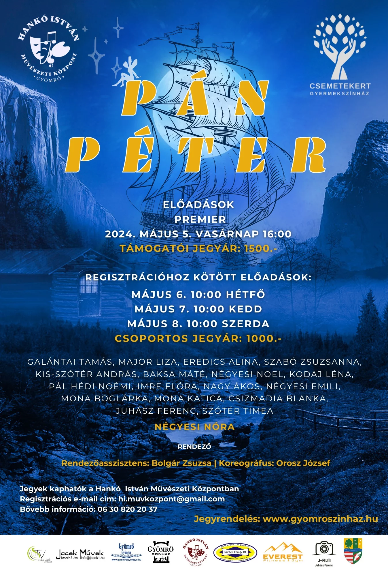 A Csemetekert Gyermekszínház bemutatja - Pán Péter