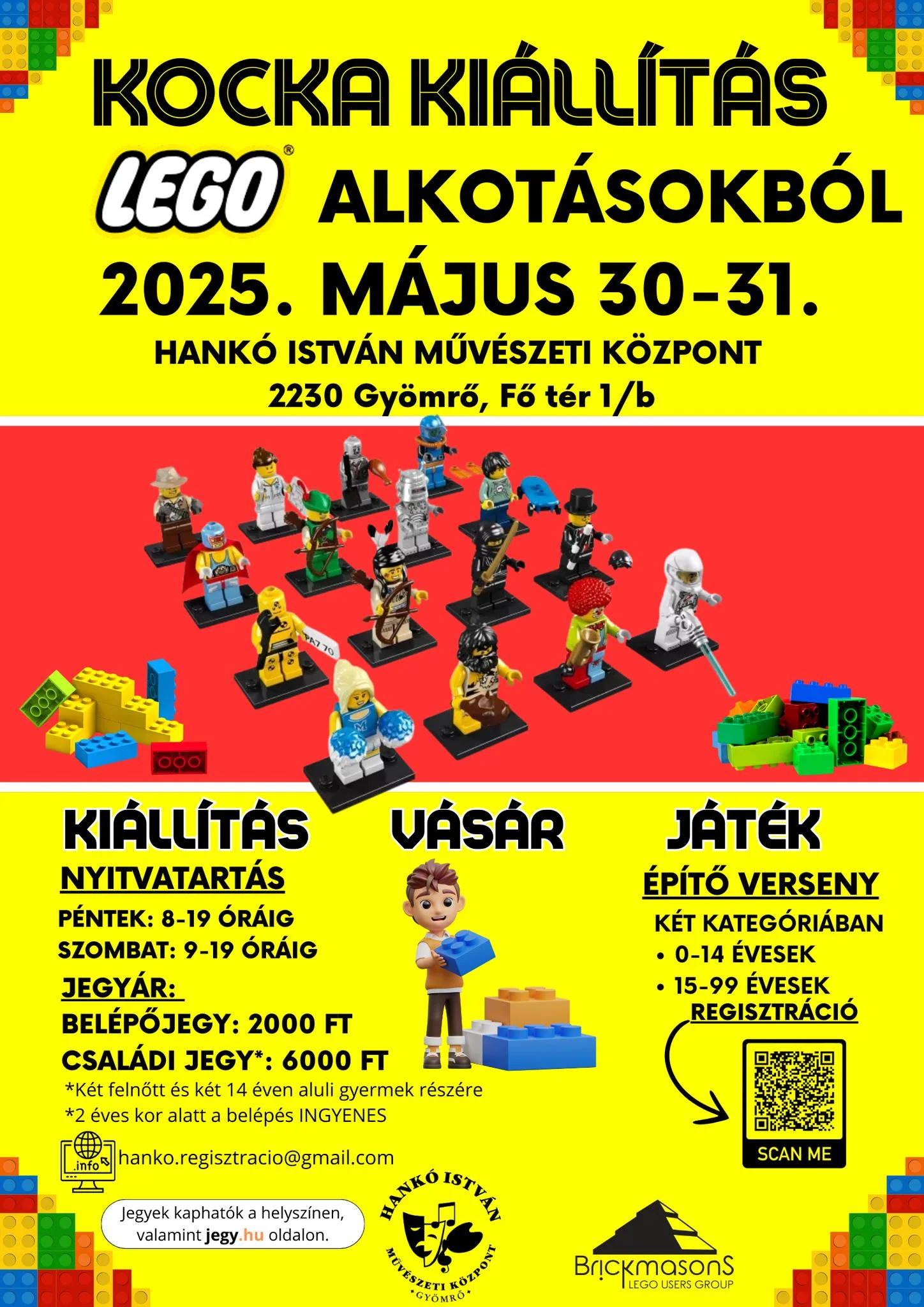KOCKA KIÁLLÍTÁS – ÉLMÉNY AZ EGÉSZ CSALÁDNAK! 
