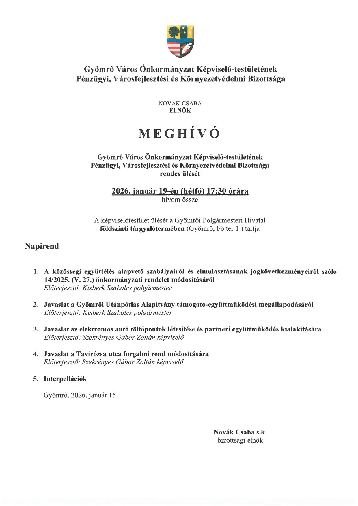 Meghívó pénzügyi rendes 2026.01.19. page 0001
