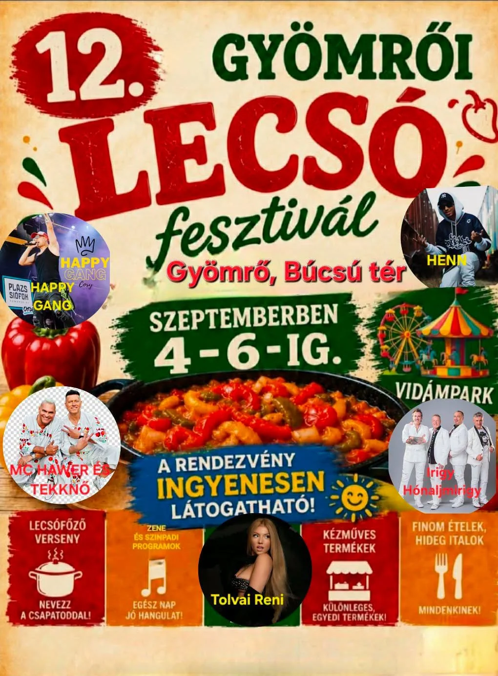 XII. Gyömrői Lecsófesztivál